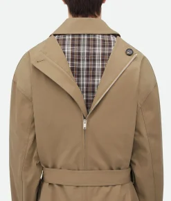 Light Cotton Twill Trench Coat