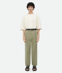 Light Cotton Twill Trousers