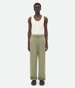 Light Cotton Twill Trousers