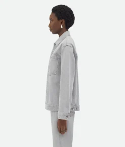 Light Grey Washed Denim Jacket