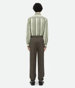 Light Wool Twill Trousers