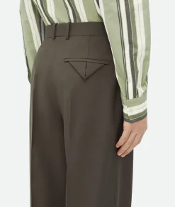 Light Wool Twill Trousers