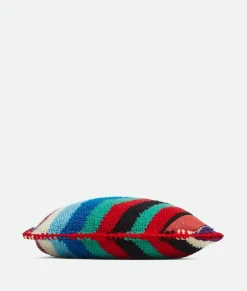 Loopy Stripe Knit Cushion
