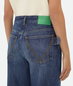 Medium Washed Wide Denim