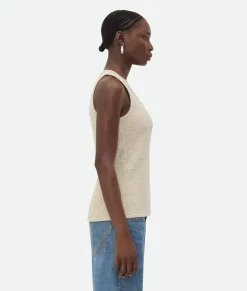 Melange Cotton Rib Tank Top