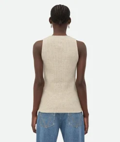 Melange Cotton Rib Tank Top