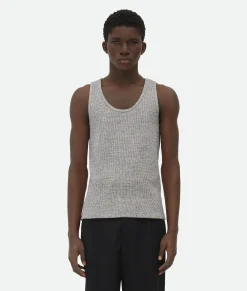 Melange Cotton Rib Tank Top