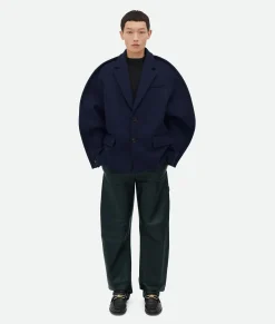 Melange Wool Felt Coat