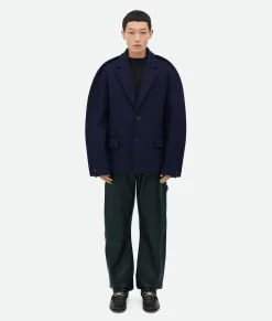 Melange Wool Felt Coat