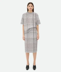 Notebook Cotton Viscose Jacquard Skirt