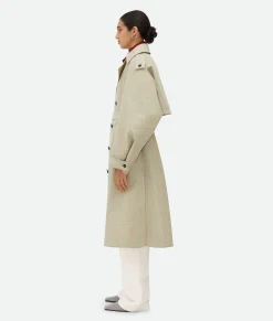 Notebook Wool Cotton Trench Coat
