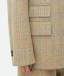 Prince Of Wales Wool Jacket