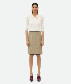 Prince Of Wales Wool Skirt