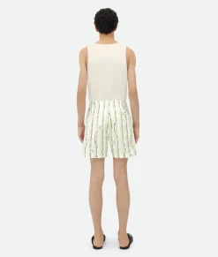 Printed Cotton Shorts