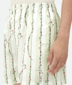 Printed Cotton Shorts