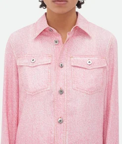 Printed Denim Viscose Shirt