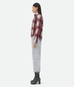 Printed Leather Check Shirt