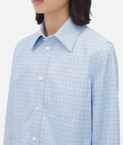 Printed Leather Check Shirt