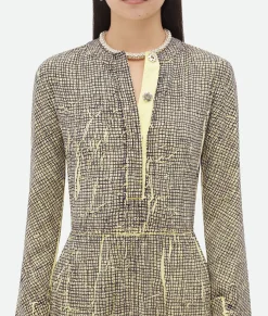 Printed Viscose Creased Dress