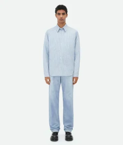 Relaxed Fit Printed Leather Shirt