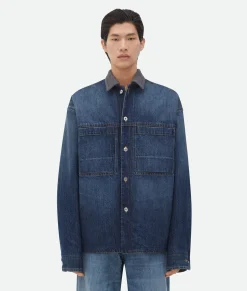 Reversible Wool Denim Jacket