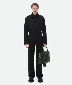 Slim Intrecciato Briefcase