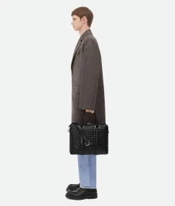 Slim Intrecciato Briefcase