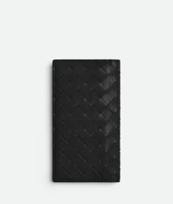 Slim Intrecciato Long Wallet