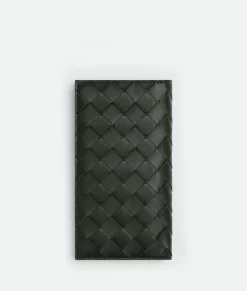 Slim Intrecciato Long Wallet