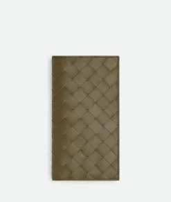 Slim Intrecciato Long Wallet