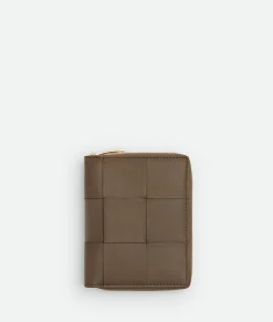 Small Cassette Compact Zip Around Wallet