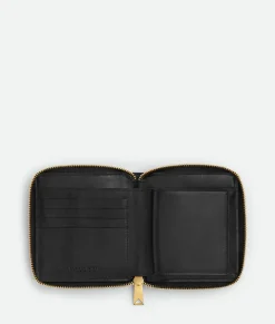 Small Cassette Compact Zip Around Wallet