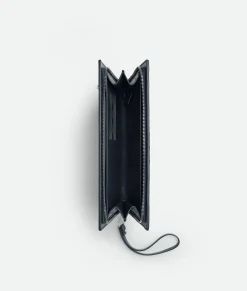 Small Intrecciato Document Case With Wristlet