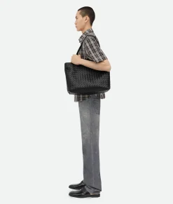 Small Intrecciato Zipped Tote