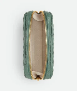 Small Intrecciato Zippered Pouch