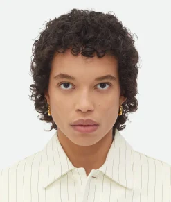 Small Twist Triangle Hoop Earrings