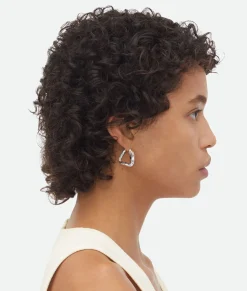 Small Twist Triangle Hoop Earrings