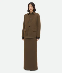 Soft Wool Twill Overshirt