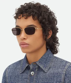 Split Rectangular Sunglasses
