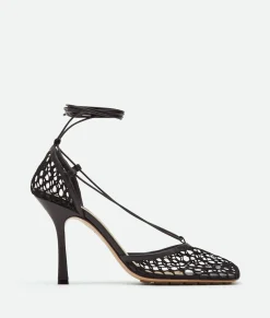 Stretch Lace-Up Sandal