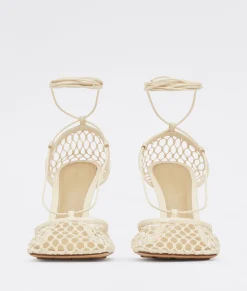 Stretch Lace-Up Sandal