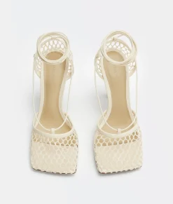 Stretch Lace-Up Sandal