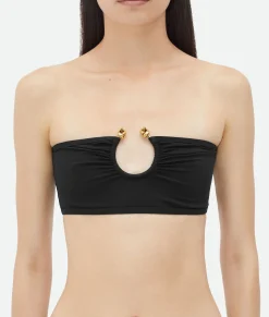 Stretch Nylon Bikini With Knot Ring