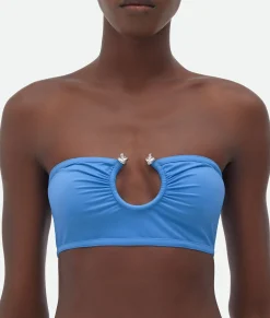 Stretch Nylon Bikini With Knot Ring