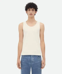 Stretch Rib Cotton Tank Top