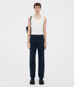 Stretch Rib Cotton Tank Top