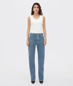 Stretch Rib Cotton Tank Top