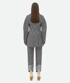 Striped Cotton Drill Jacket