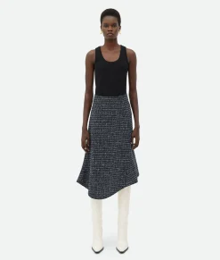Structured Tweed Skirt