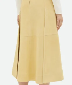 Suede Leather Skirt